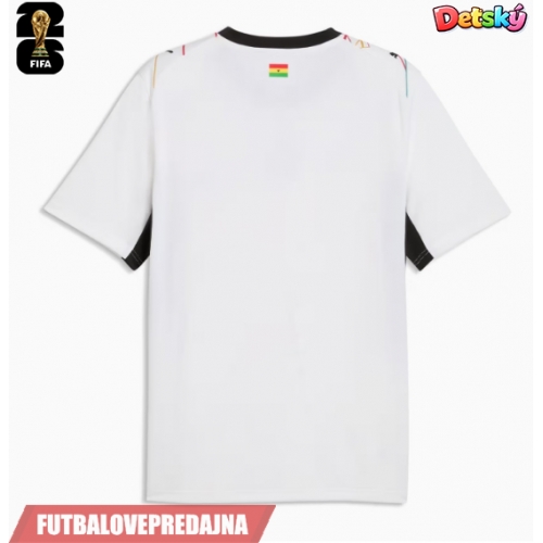 Lacne Dětský Futbalové dres Ghana MS 2026 Krátky Rukáv - Domáci (+ trenírky)